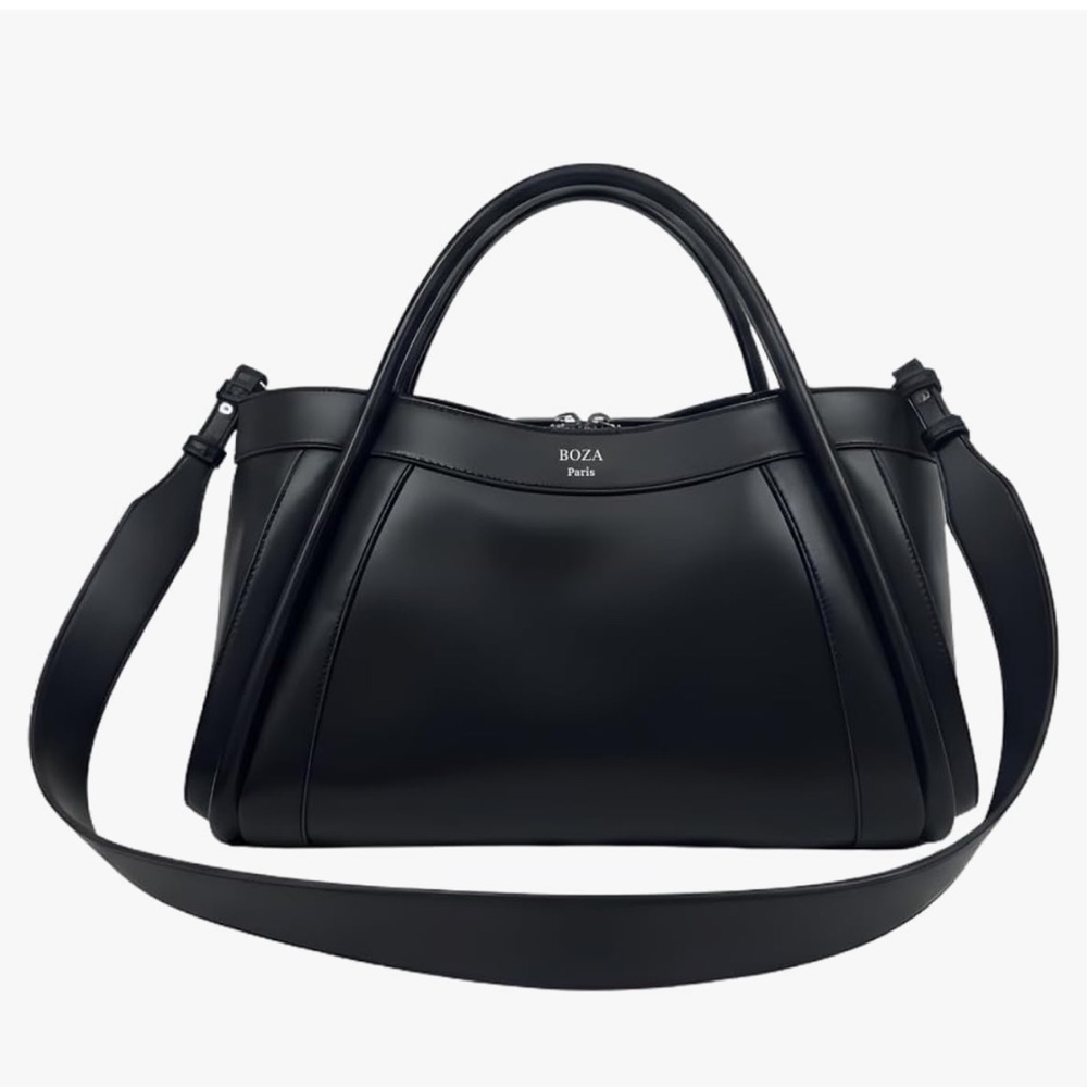 Boza Paris Black Women's Handbag vegan leather - Picture 6 of 6